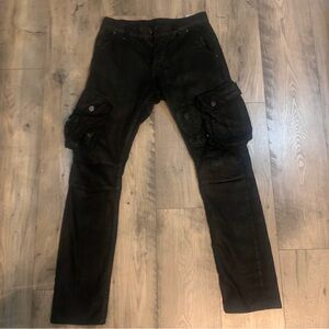 Wax Denim cargo pocket jeans MNML men can offer